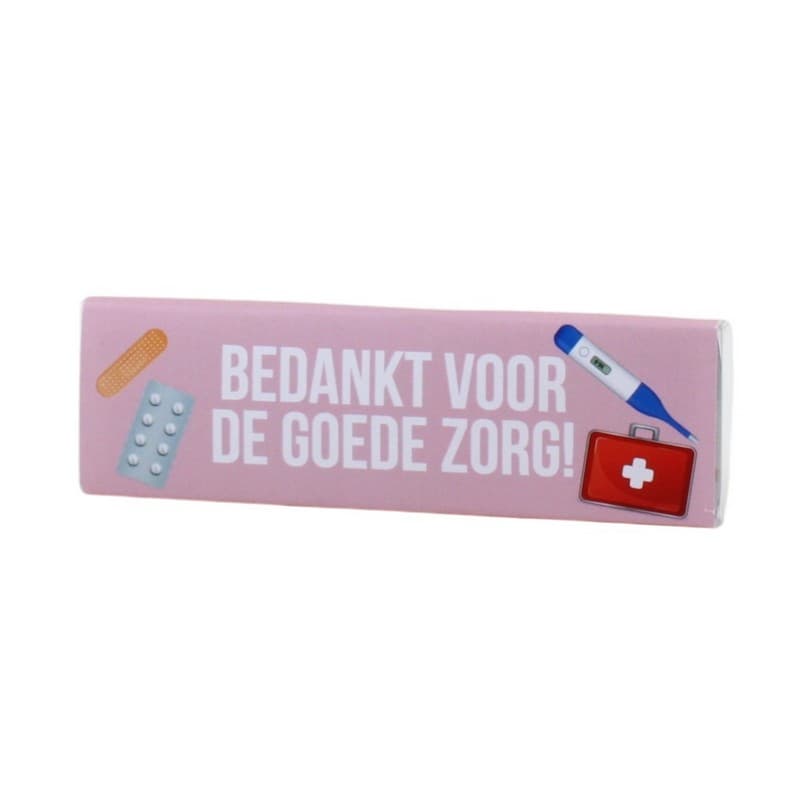 Chocoladereep Bedankt voor de goede zorg!